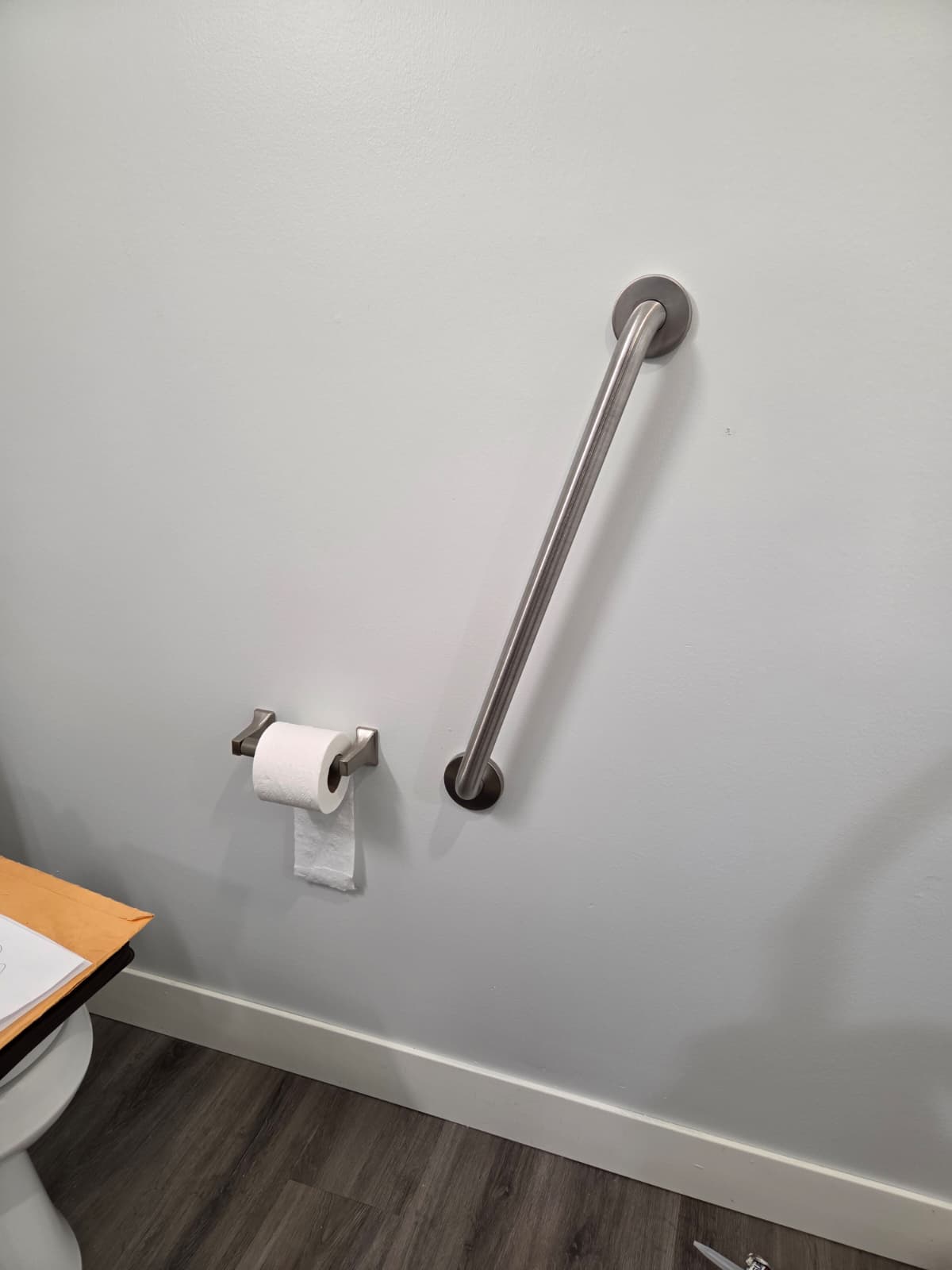 Completed walk-in shower conversion