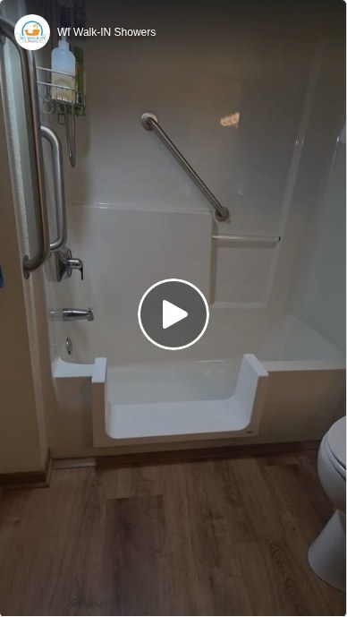 Walk-in shower conversion video 1